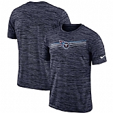 Tennessee Titans Nike Sideline Velocity Performance T-Shirt Heathered Navy,baseball caps,new era cap wholesale,wholesale hats